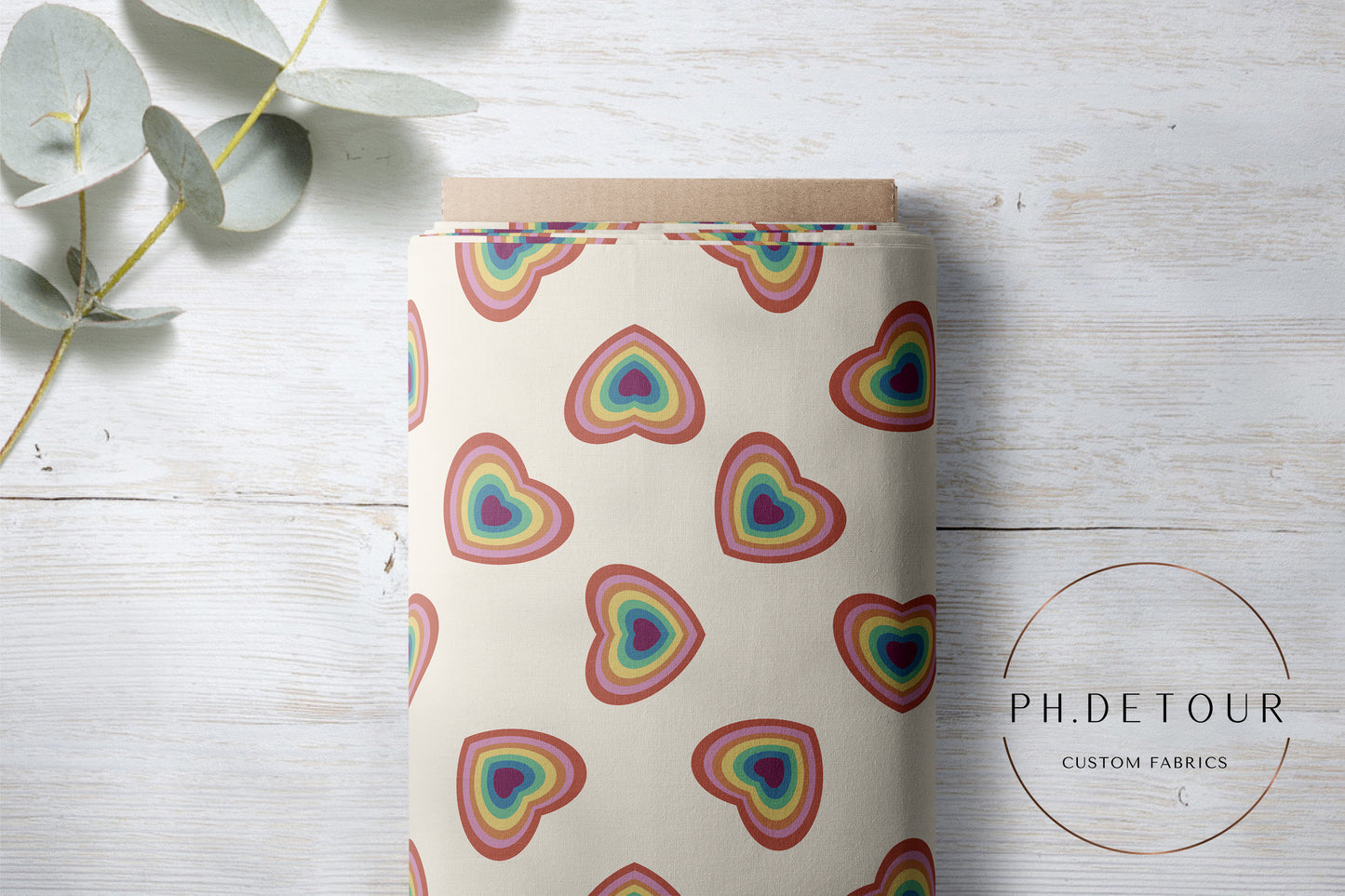 Rainbow Hearts - Classic PUL