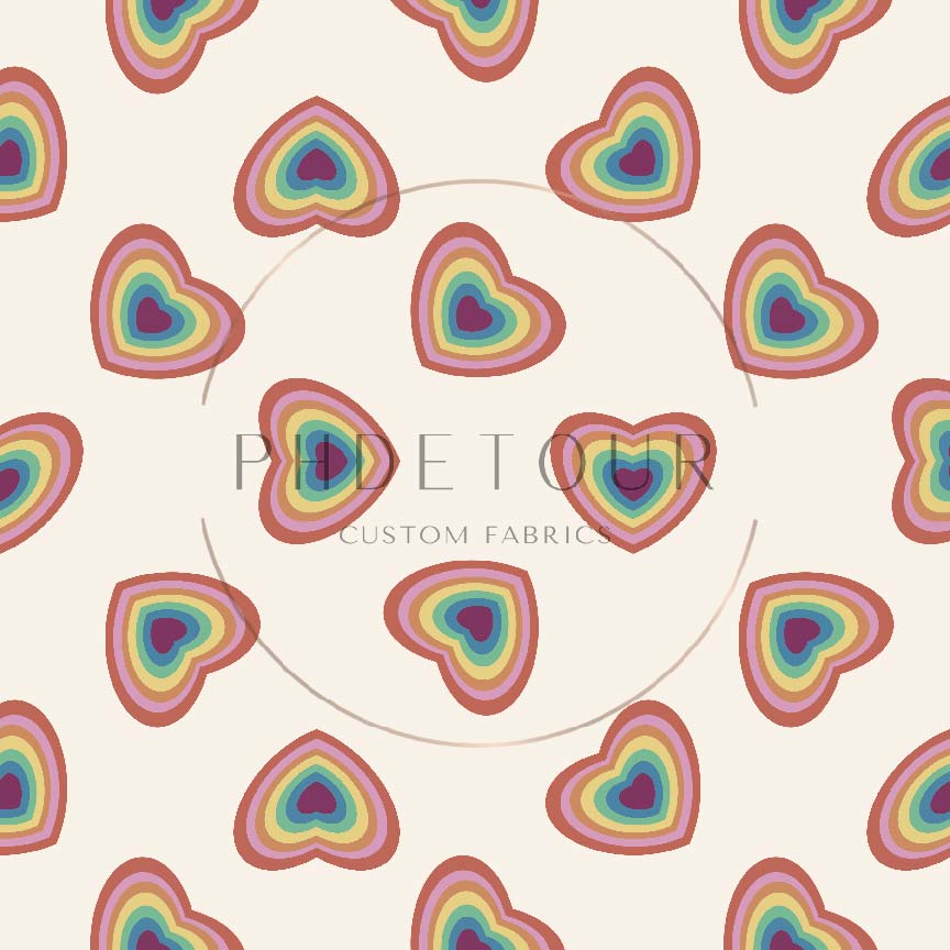 Rainbow Hearts - Classic PUL