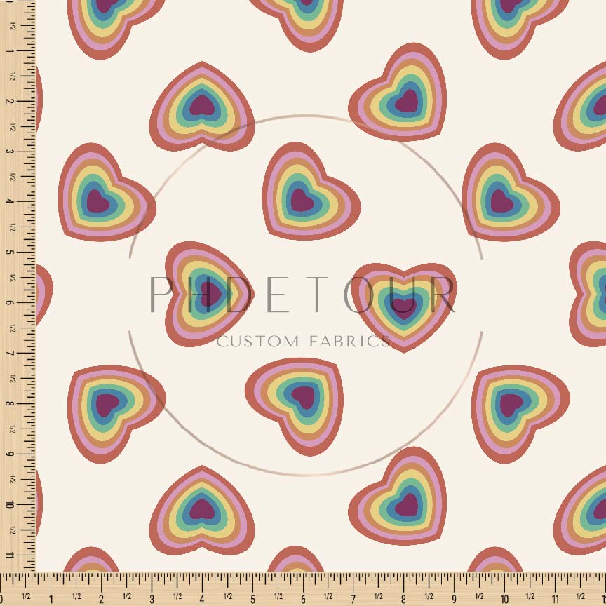 Rainbow Hearts - Classic PUL