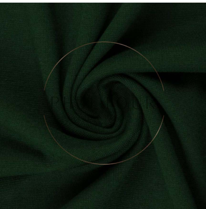 564 - Evergreen - European 1x1 Flat Ribbing