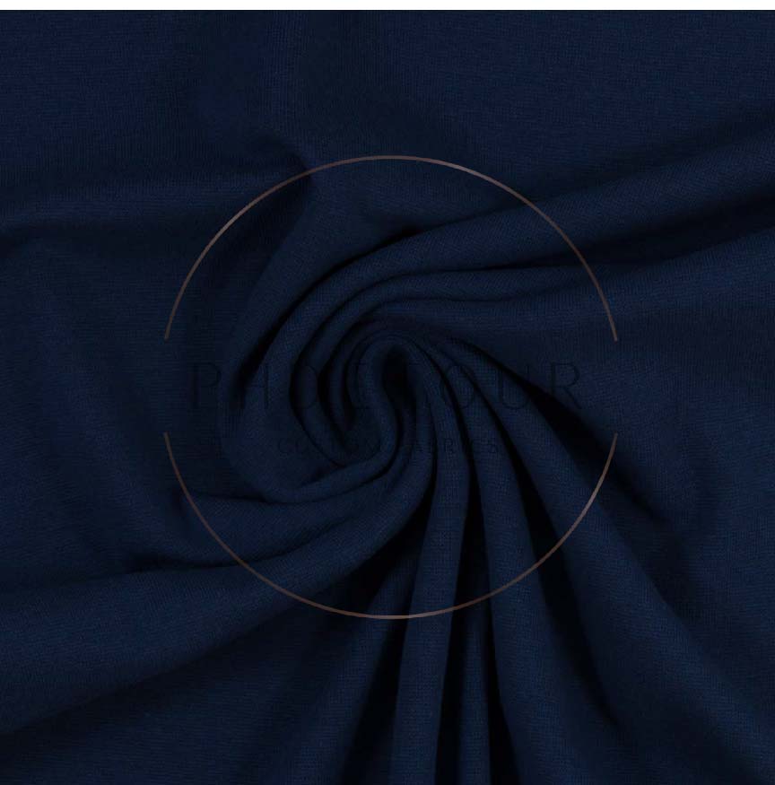 598 - Dark Royal - European 1x1 Flat Ribbing