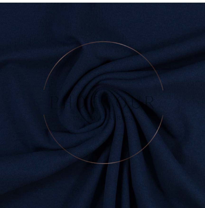 Wholesale European 1x1 Flat Ribbing - 598 - Dark Royal Blue
