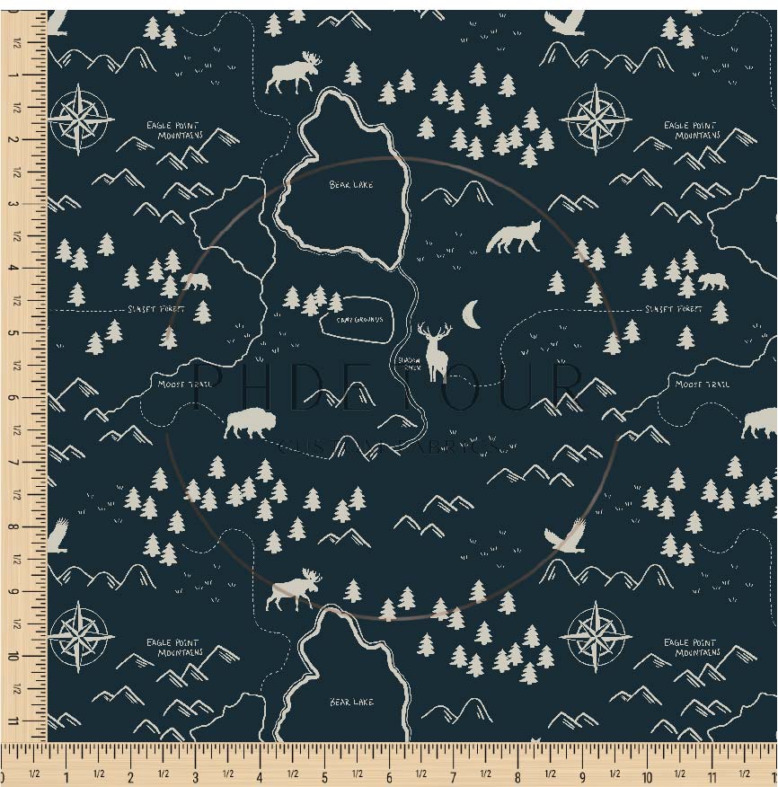 PREORDER - Adventure Map on Navy - 0008 - Choose Your Base