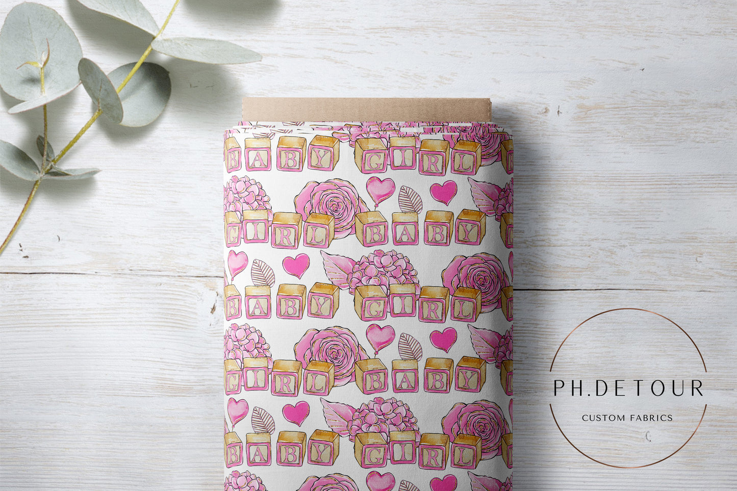 PREORDER - Baby Girl Blocks - 0058 - Choose Your Base