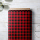 PREORDER - Buffalo Plaid - Bright Red - 0163 - Choose Your Base