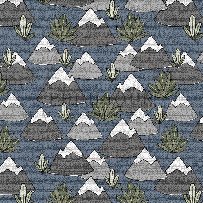 PREORDER - Burlap Dino Mountains - 0176 - Choose Your Base