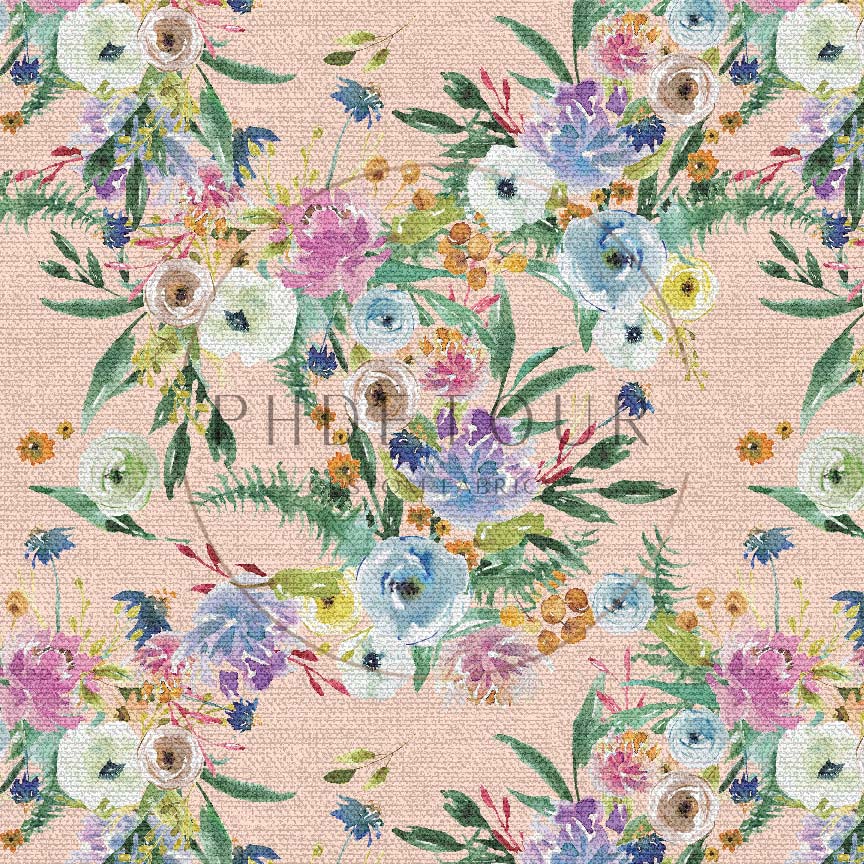 PREORDER - Burlap Garden Frenzy - Pale Peach - 0180 - Choose Your Base