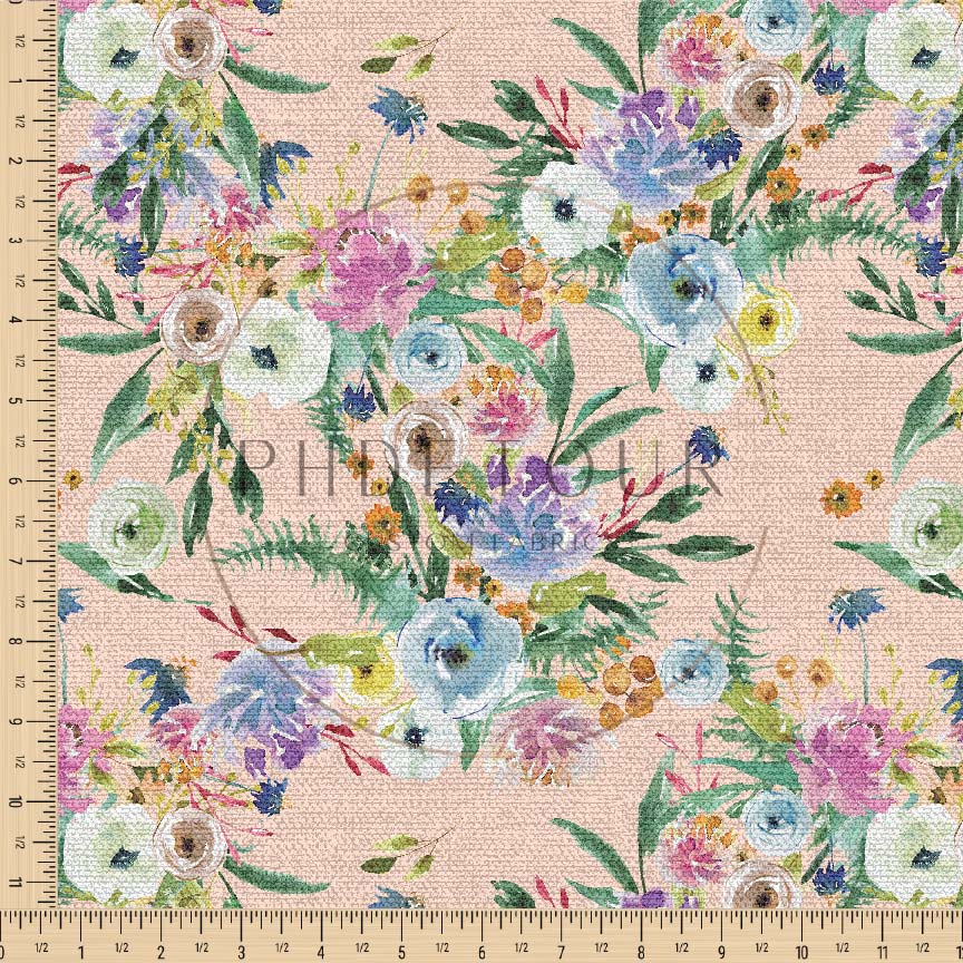 PREORDER - Burlap Garden Frenzy - Pale Peach - 0180 - Choose Your Base