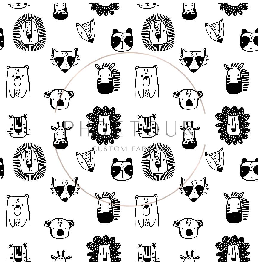 PREORDER - BW Animal Faces - 0271 - Choose Your Base