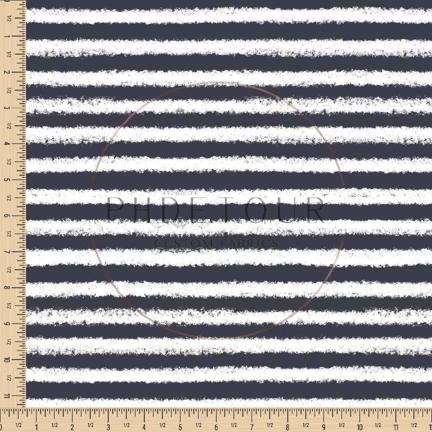 PREORDER - Chalk Stripes - Slate - 0309 - Choose Your Base