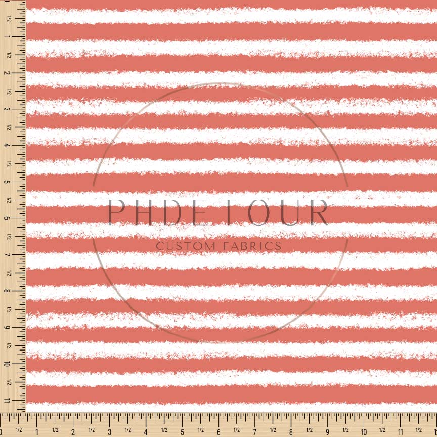 PREORDER - Chalk Stripes - Watermelon - 0311 - Choose Your Base