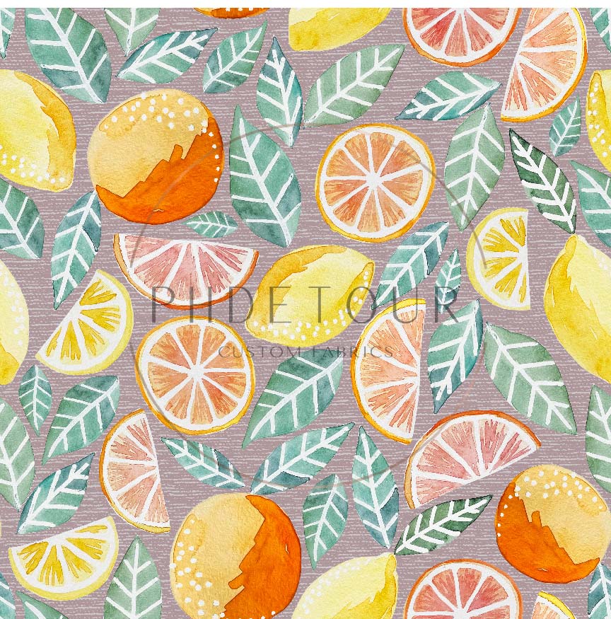 PREORDER - Citrus on Handwoven Texture Lotus - 0362 - Choose Your Base