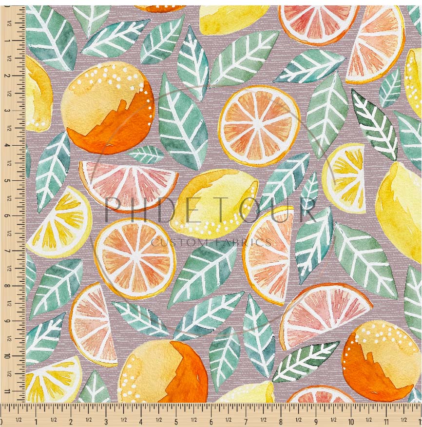 PREORDER - Citrus on Handwoven Texture Lotus - 0362 - Choose Your Base