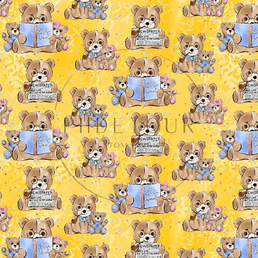 PREORDER - Daddy and Me on Yellow - 0432 - Choose Your Base