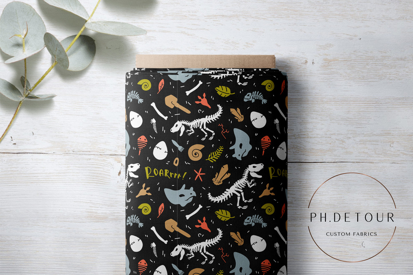 PREORDER - Dino Dig on Black - 0468 - Choose Your Base