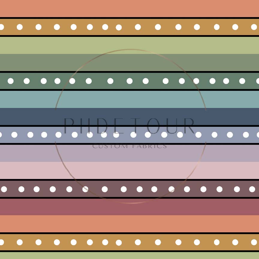PREORDER - Dotted Mushroom Stripes - 0485 - Choose Your Base