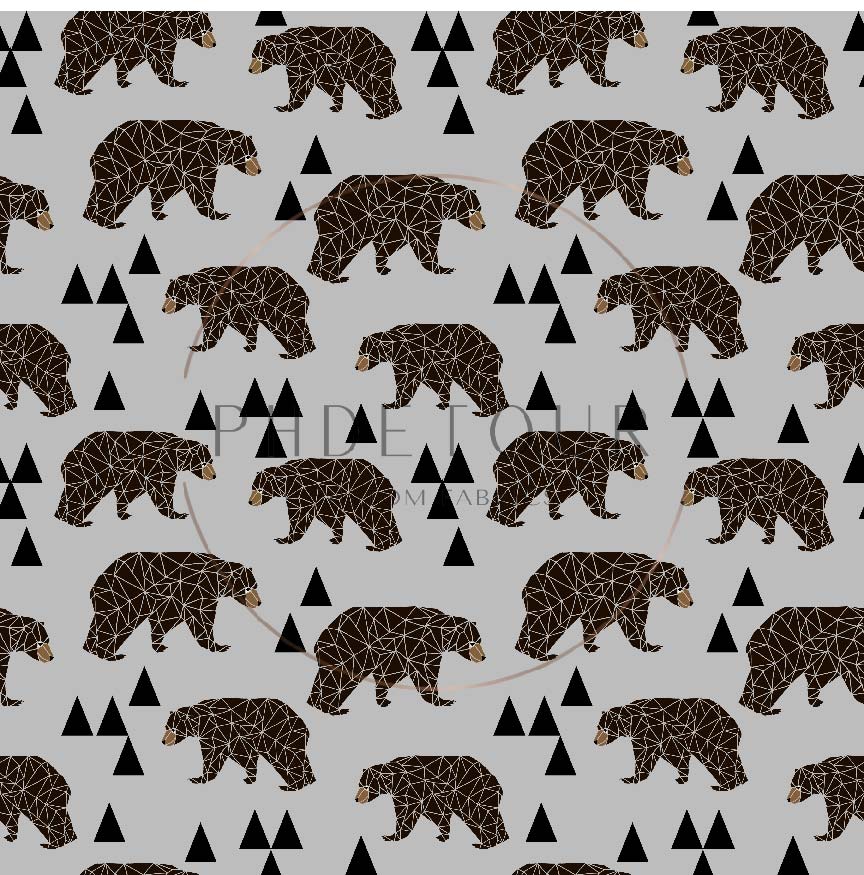PREORDER - Geometric Bears - 0578 - Choose Your Base