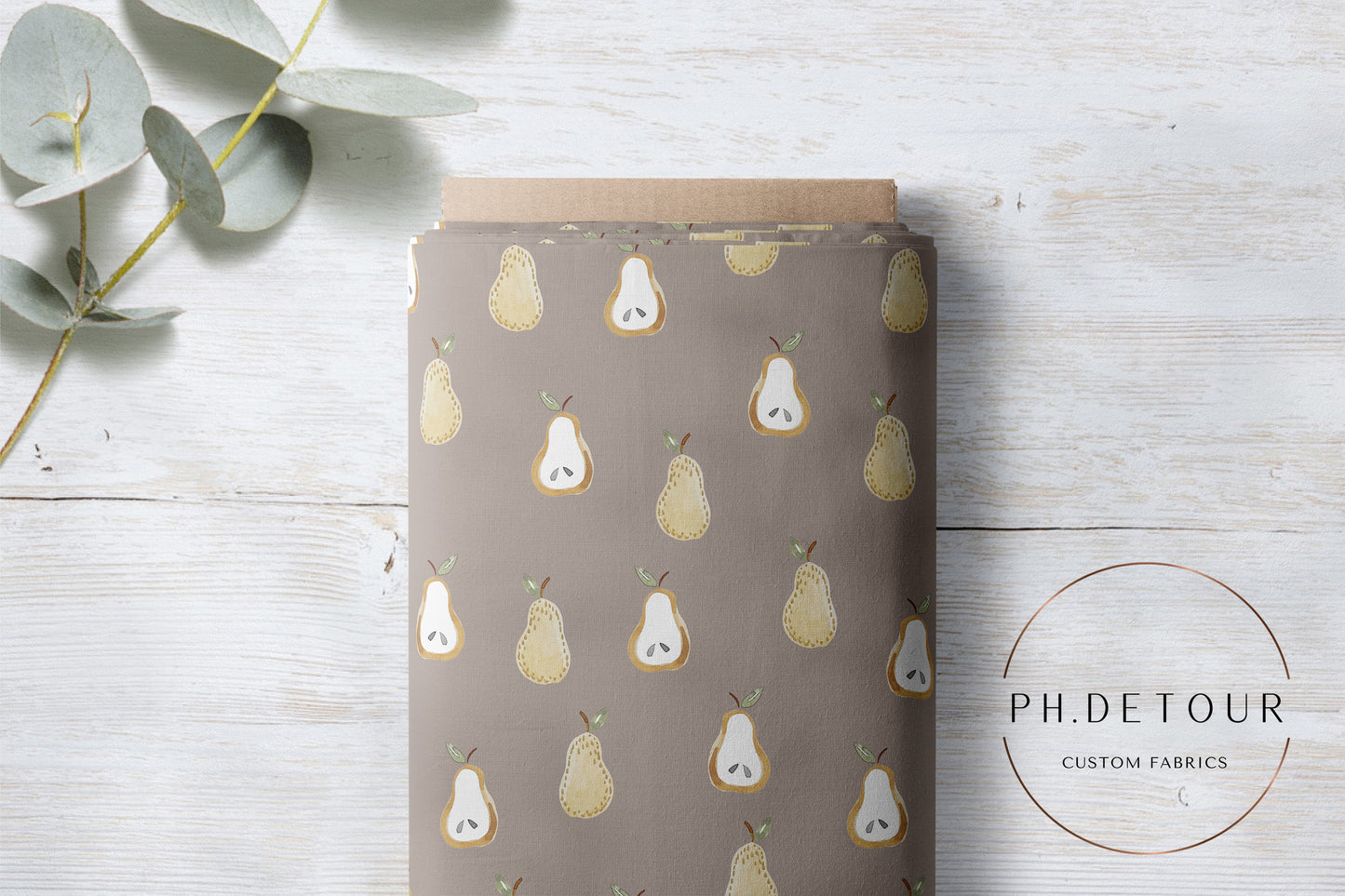 PREORDER - Golden Pears on Mushroom - 0671 - Choose Your Base