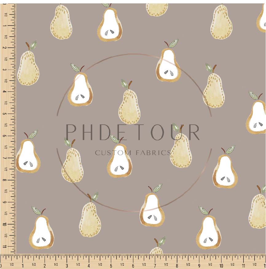 PREORDER - Golden Pears on Mushroom - 0671 - Choose Your Base