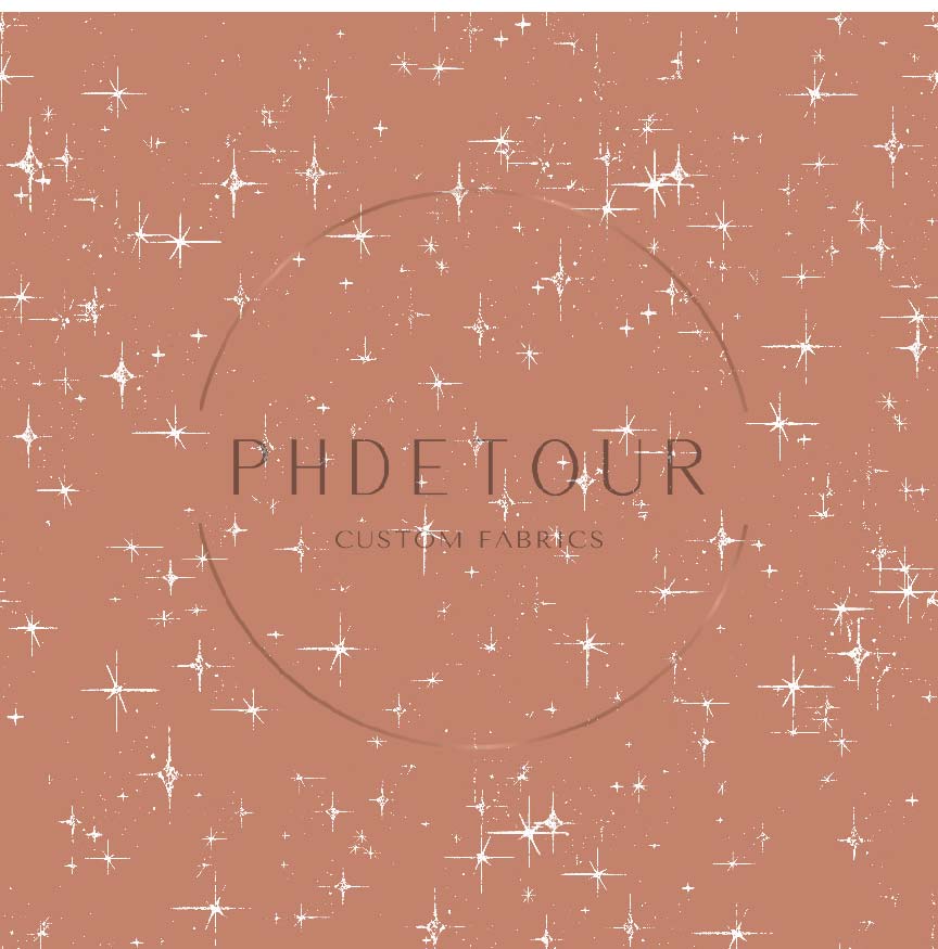 PREORDER - Grunge Stars on Blush - 0704 - Choose Your Base