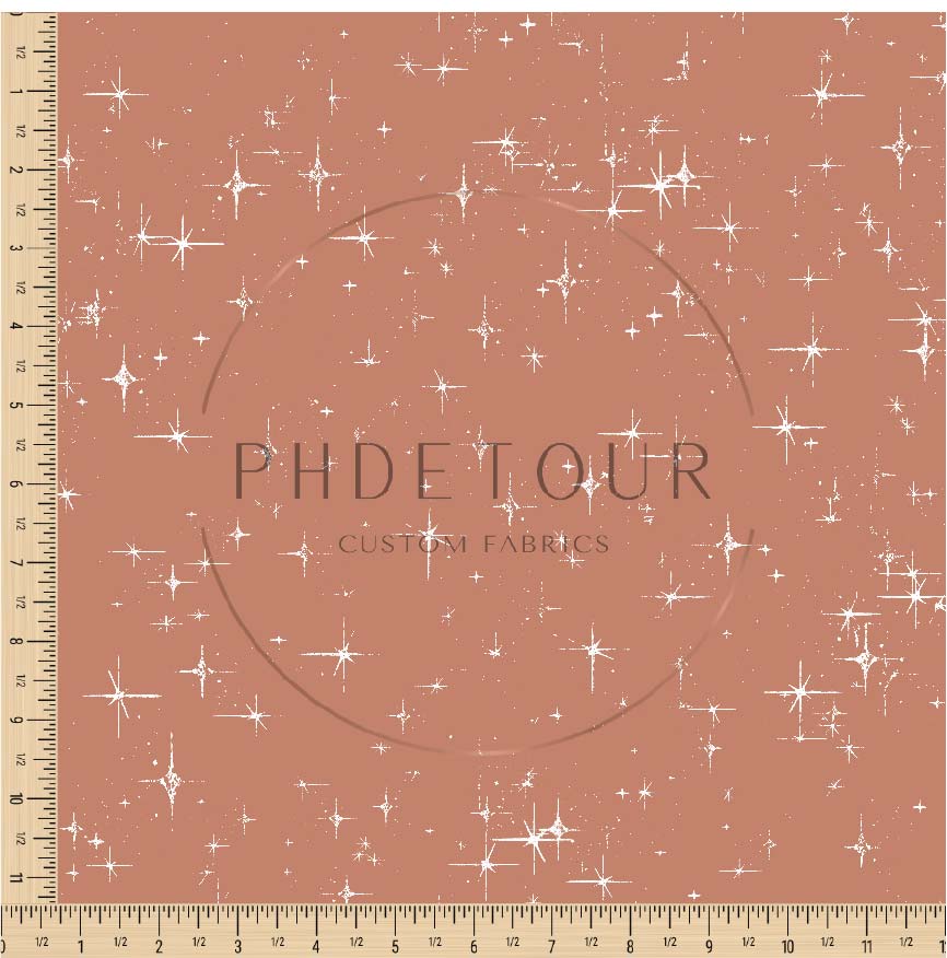 PREORDER - Grunge Stars on Blush - 0704 - Choose Your Base