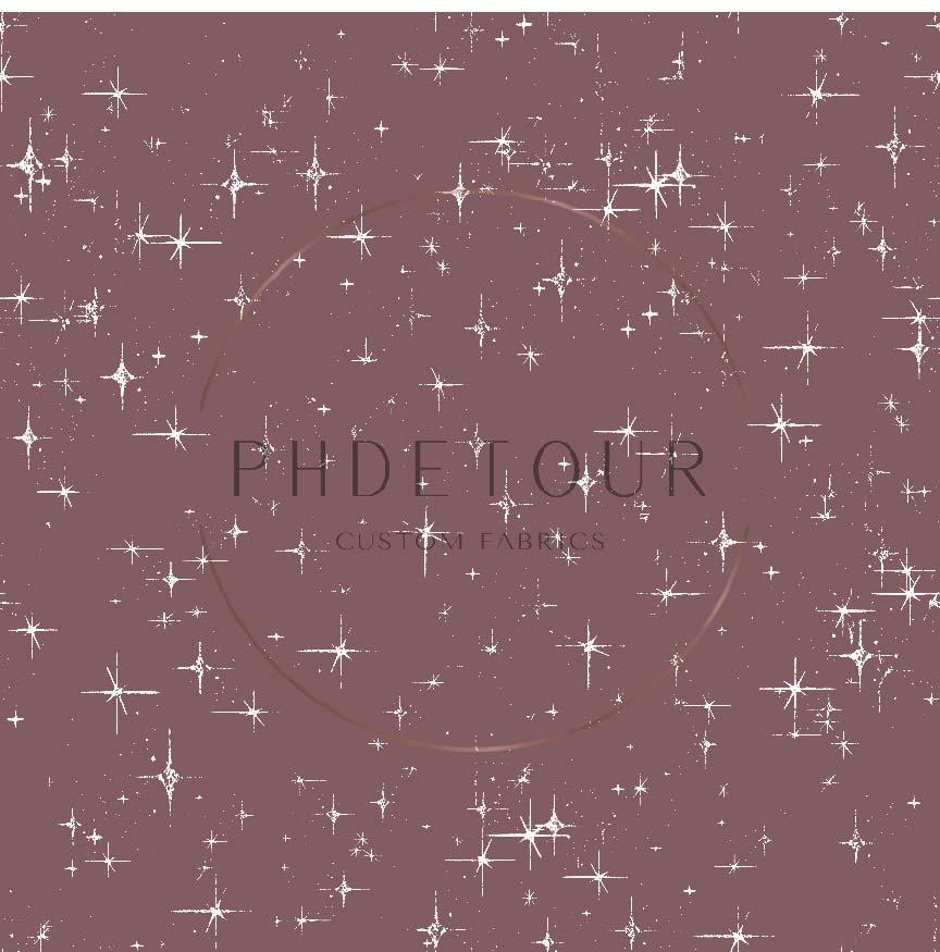 PREORDER - Grunge Stars on Raisin - 0764 - Choose Your Base