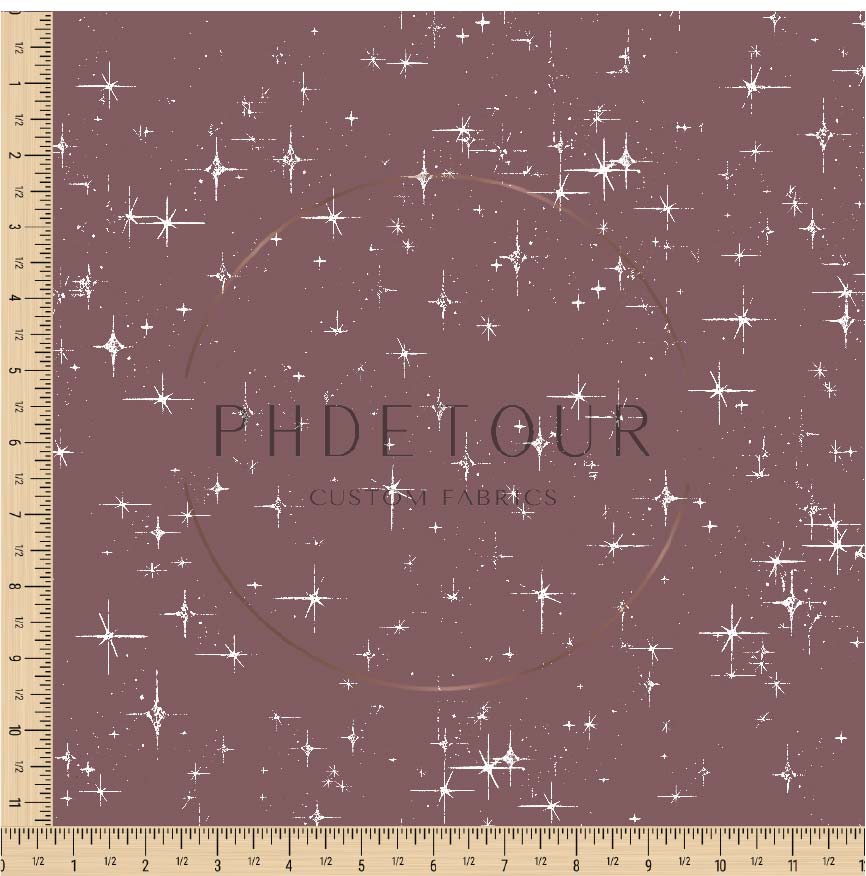 PREORDER - Grunge Stars on Raisin - 0764 - Choose Your Base