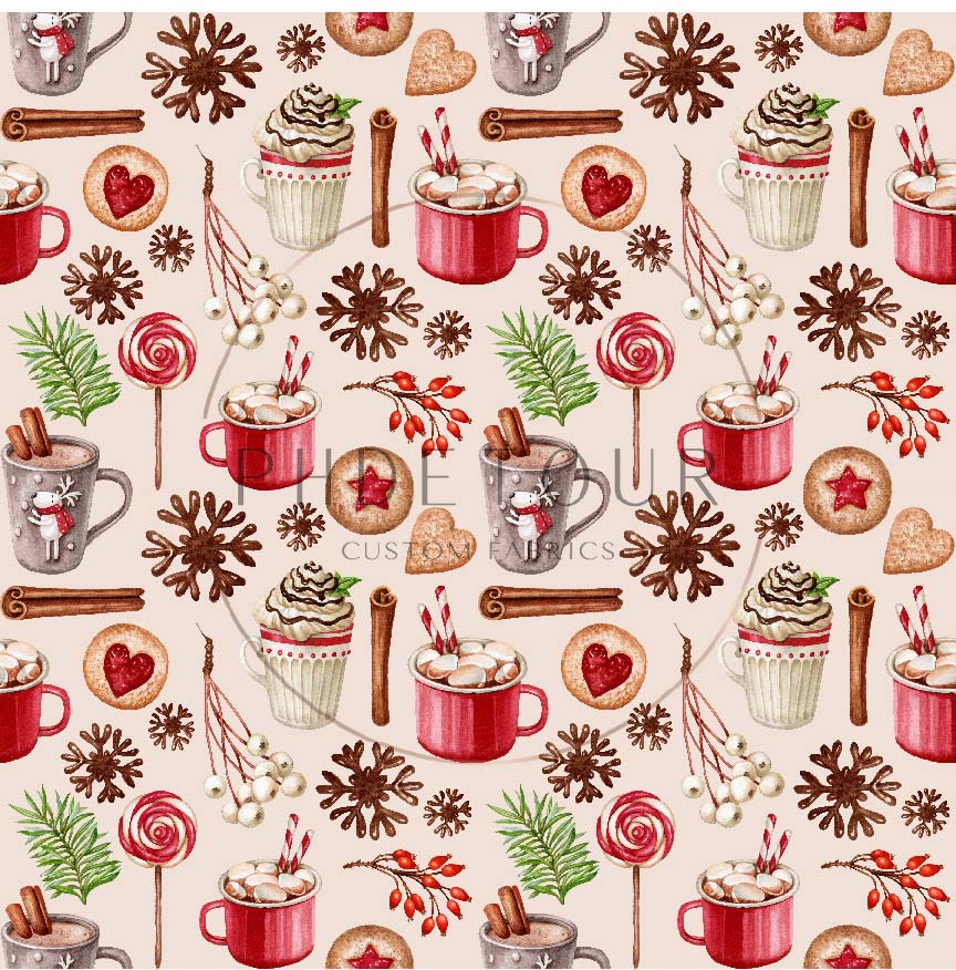 PREORDER - Hot Cocoa on Taupe - 0908 - Choose Your Base