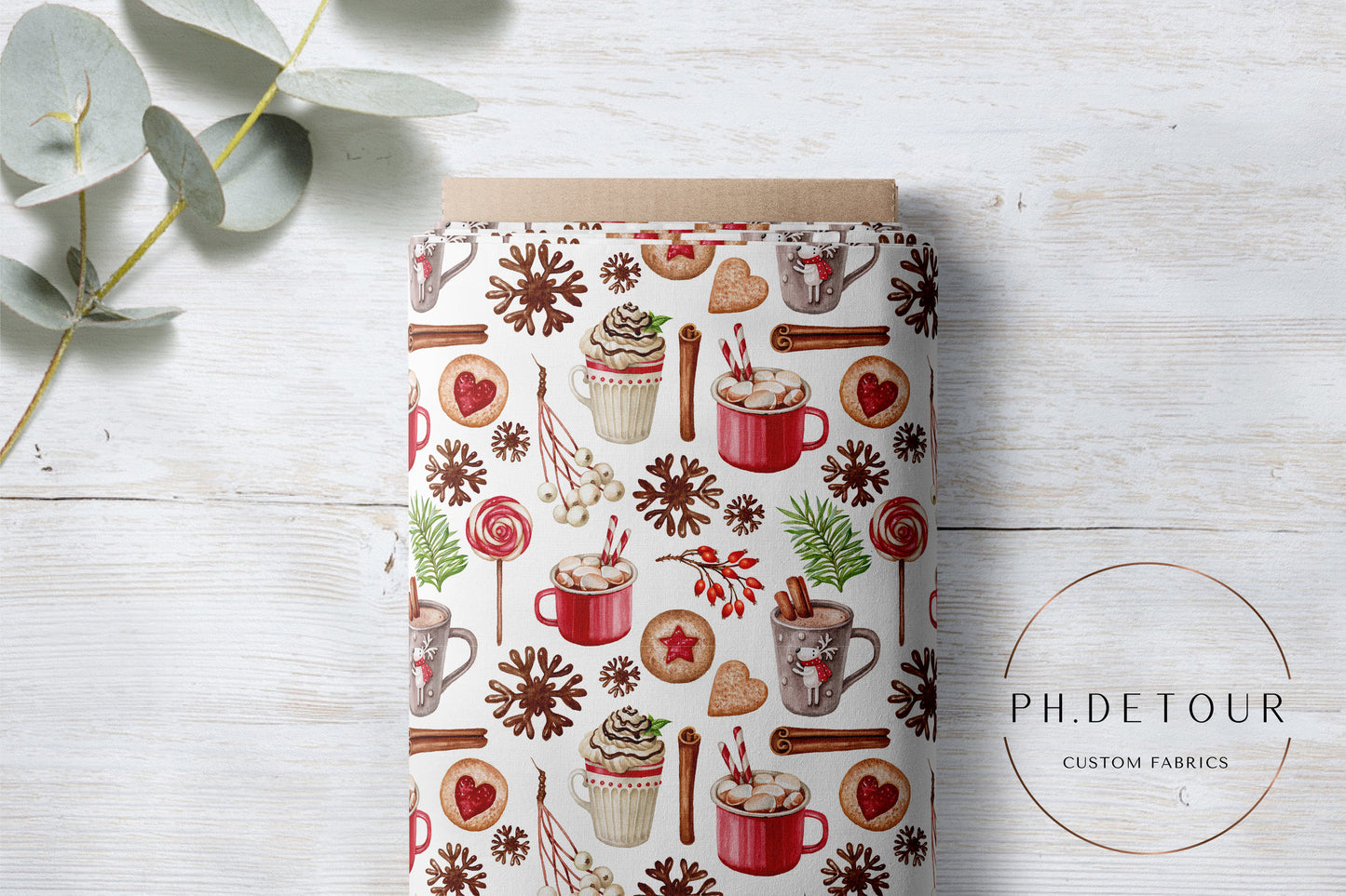 PREORDER - Hot Cocoa on White - 0909 - Choose Your Base