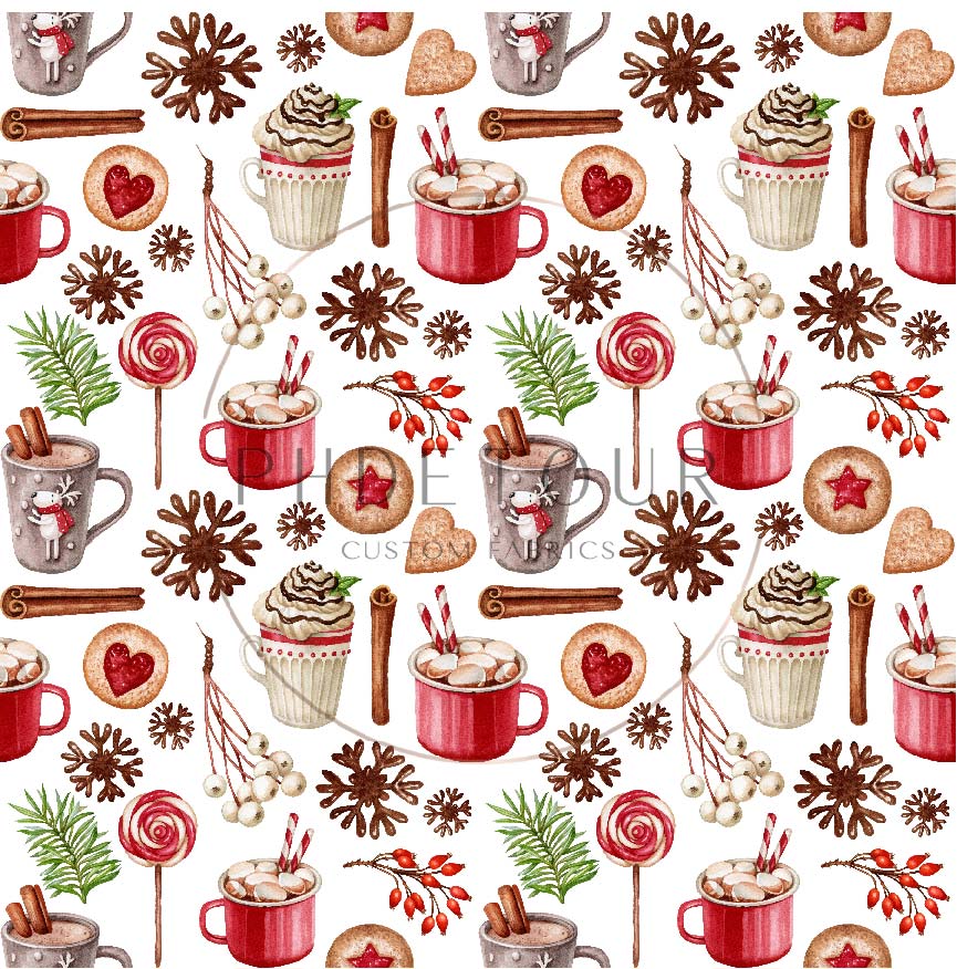 PREORDER - Hot Cocoa on White - 0909 - Choose Your Base