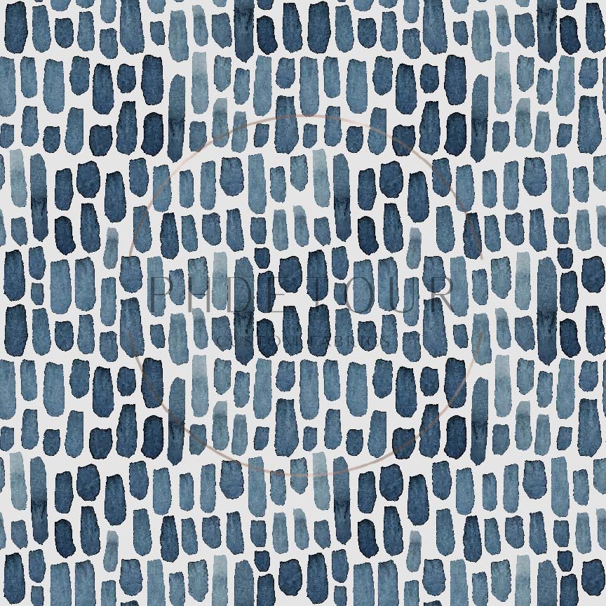 PREORDER - Indigo Brushstrokes on Fog - 0932 - Choose Your Base