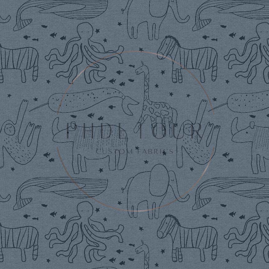 PREORDER - Land of Whimsy - Animal Sketch on Thundercloud - 1002 - Choose Your Base