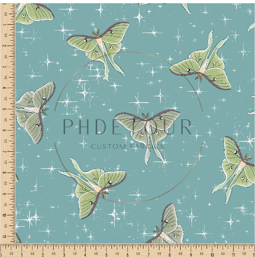 PREORDER - Luna Moths on Ocean - 1101 - Choose Your Base