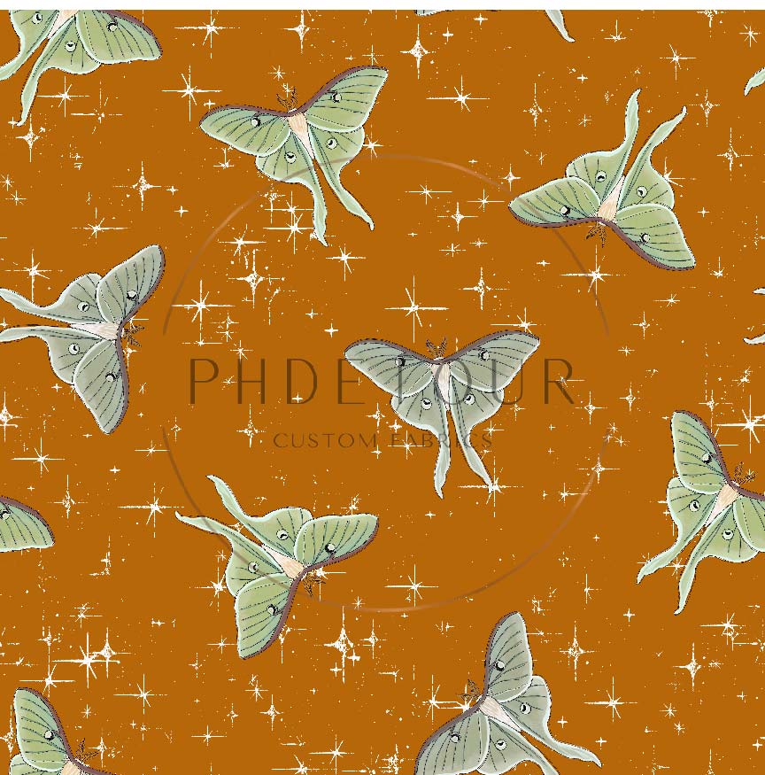 PREORDER - Luna Moths on Saddle - 1104 - Choose Your Base
