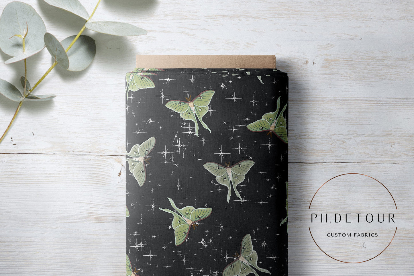 PREORDER - Luna Moths on Space - 1108 - Choose Your Base