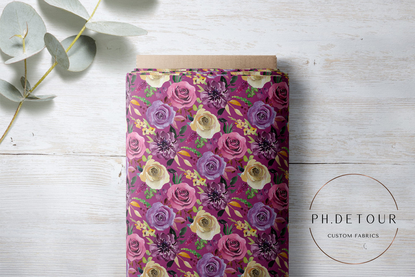PREORDER - Mauve Roses - 1143 - Choose Your Base