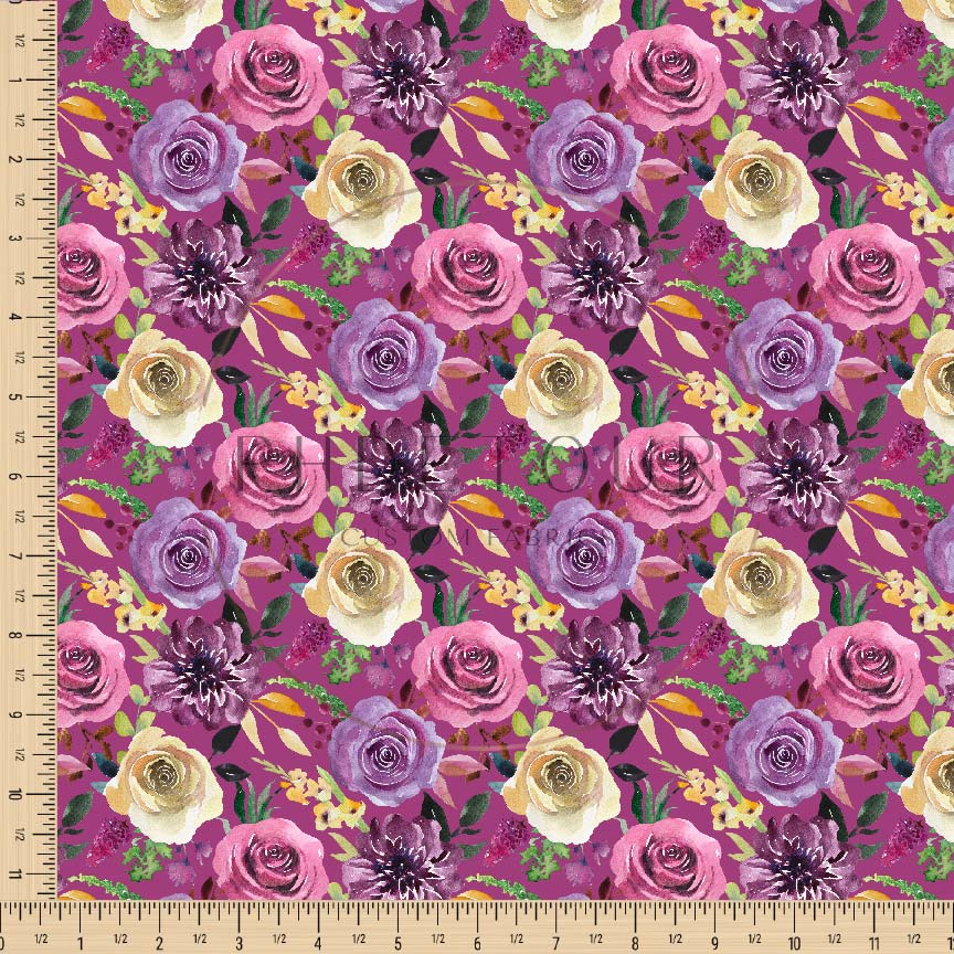 PREORDER - Mauve Roses - 1143 - Choose Your Base
