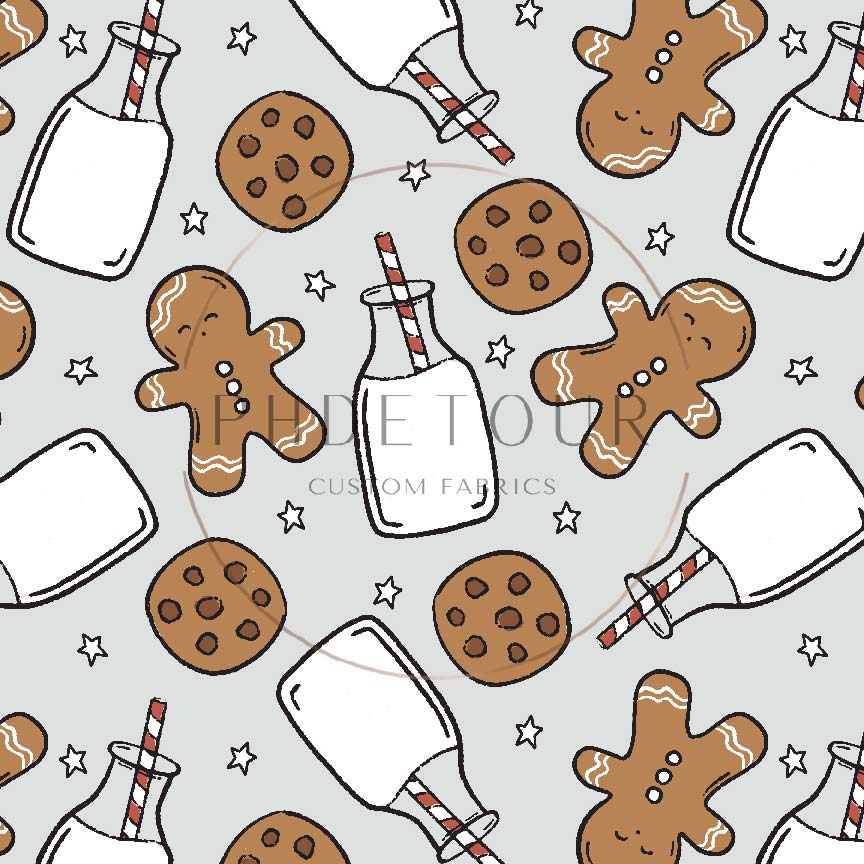 PREORDER - Milk and Cookies - Grey - 1153 - Choose Your Base