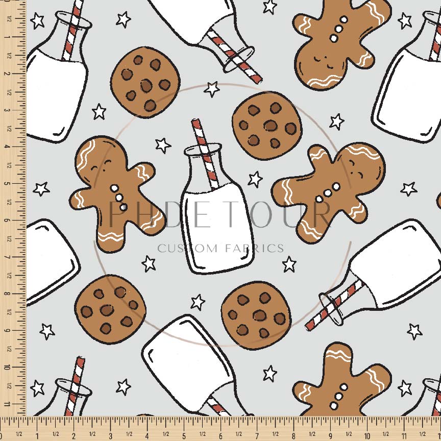 PREORDER - Milk and Cookies - Grey - 1153 - Choose Your Base