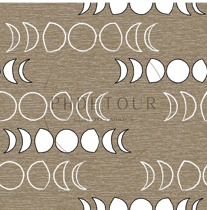 PREORDER - Moons on Handwoven Texture Khaki - 1209 - Choose Your Base