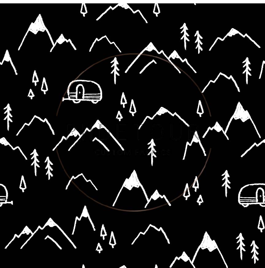 PREORDER - Mountains on Black - 1339 - Choose Your Base