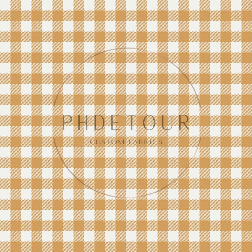 PREORDER - Mustard Gingham - 1496 - Choose Your Base