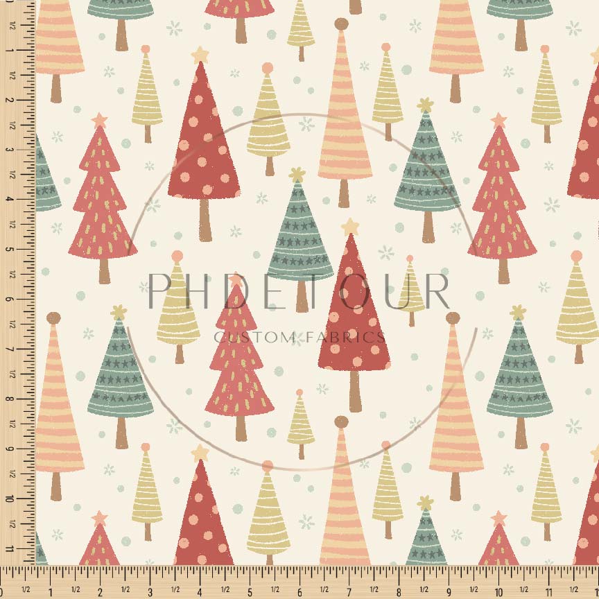PREORDER - O Christmas Tree on Cream - 1809 - Choose Your Base