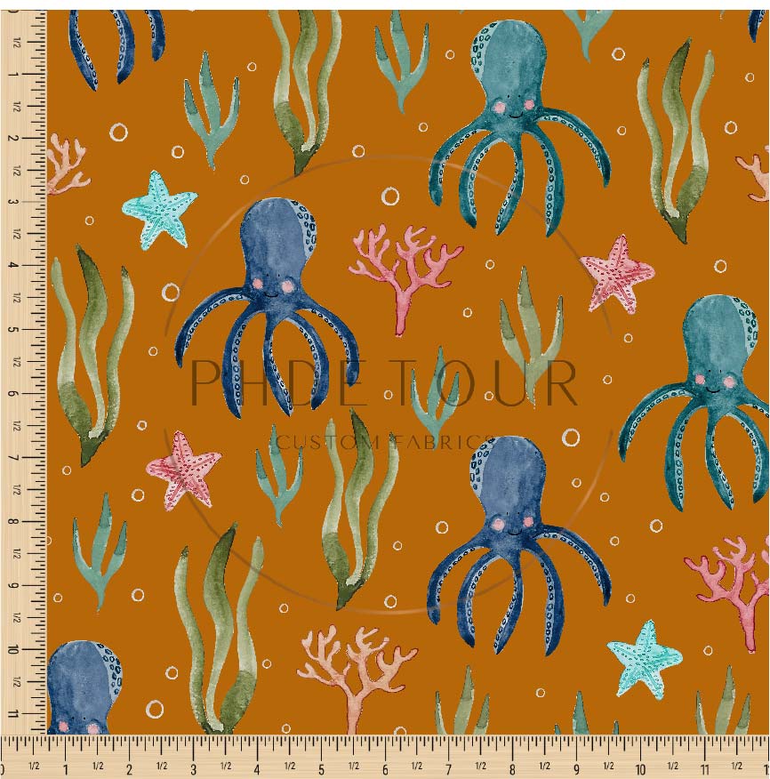 PREORDER - Octopuses on Saddle - 1836 - Choose Your Base