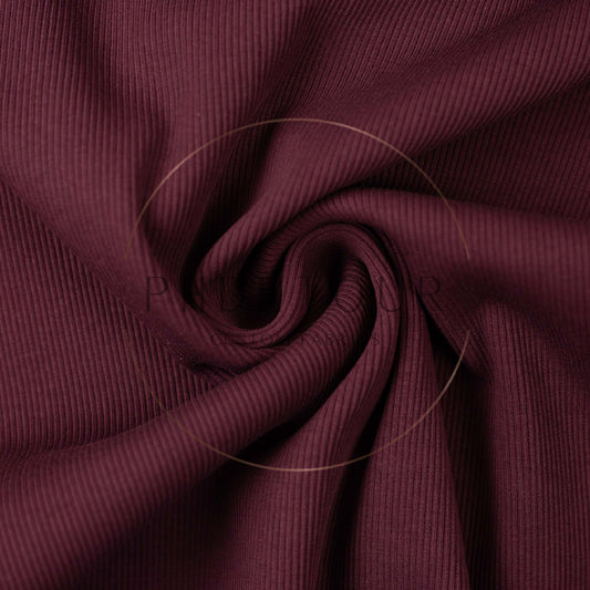 Wholesale European Ribbed Jersey - 938 - Bordeaux Purple