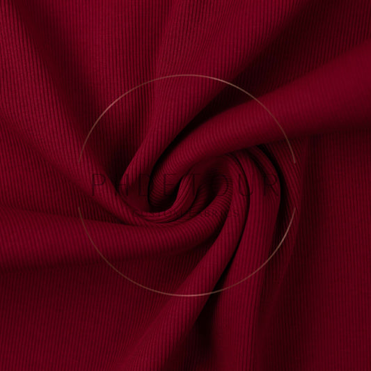 Wholesale European 2x1 Sweatshirt Ribbing - 338 - Cranberry