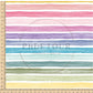 PREORDER - Watercolor Rainbow Wide Stripes on White - 3298 - Choose Your Base