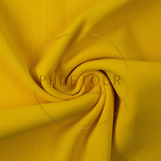 Wholesale European 2x1 Sweatshirt Ribbing - 312 - Gold