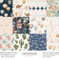 PREORDER - Cate and Rainn Collection - Wanderlust Floral on Mint - 3638 - Choose Your Base