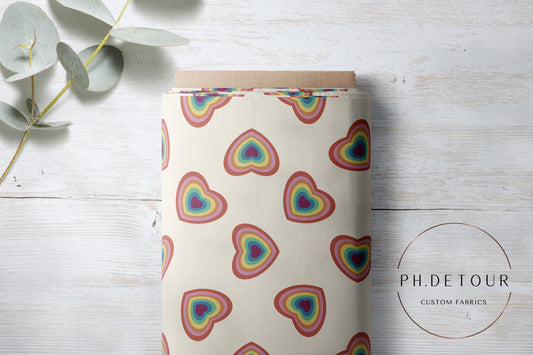 Rainbow Hearts - Classic PUL